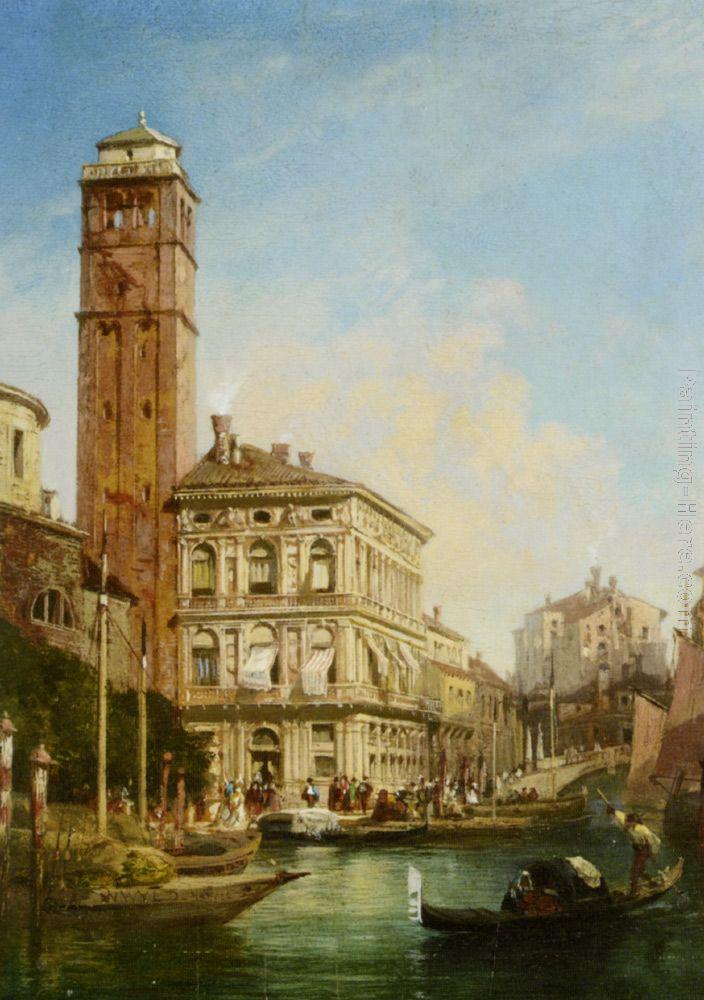 William Wilde San Geremia with the Palazzo Labia Venice